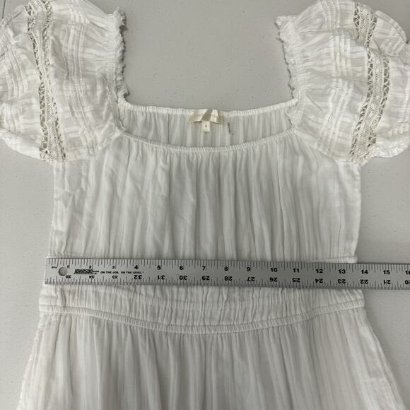 LoveShackFancy Womens Dress M White Lilium Dainty Cottagecore Feminine Bridal - Picture 6 of 13